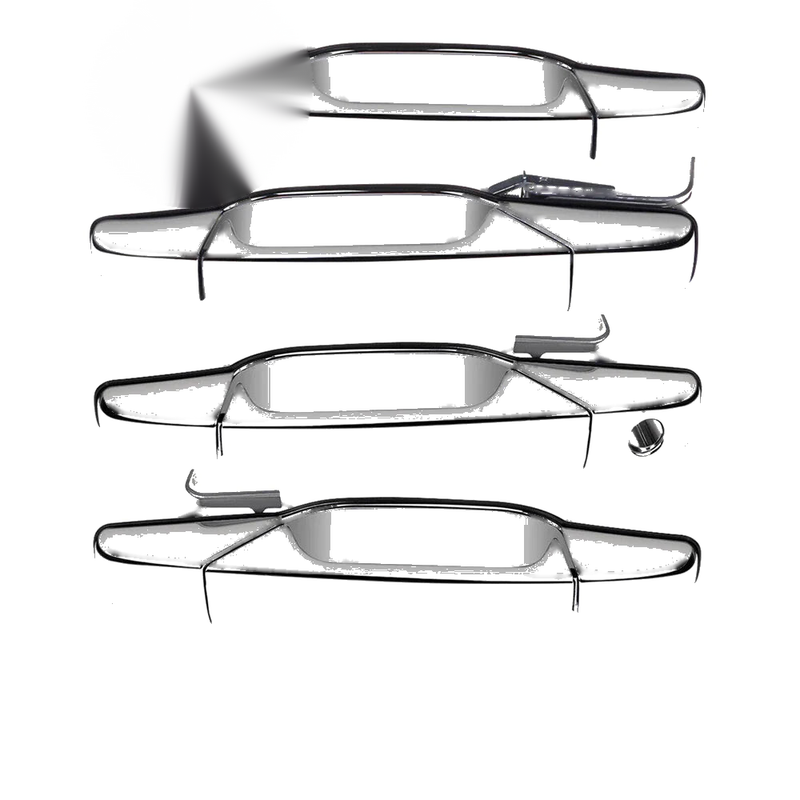 GMC Yukon Sierra Silverado Chrome Car Door Handle Front Left Right Rear (2007-2014)