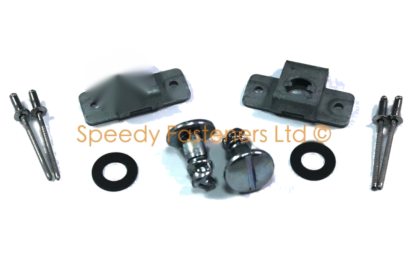 Honda RVT1000R 2x Fairing Bolts Dzus Studs 9x15 & Clips (2002-2006)