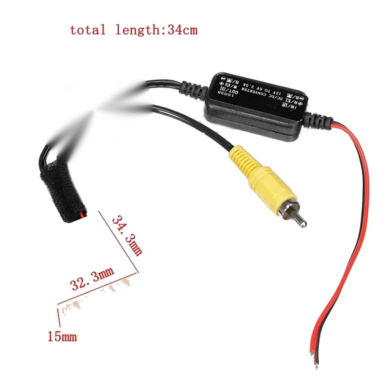 Toyota Reversing Camera to GPS Head Unit 24 Pin Adapter Wire