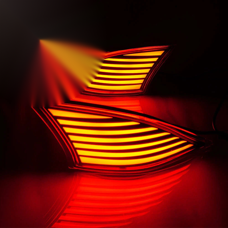 Lexus IS Red Lens Bumper Reflector Fog Lamp Turn Signal Light (2014–2016)
