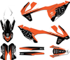 KTM EXC Stickers & Decals Custom Graphics Kit (2017-2019)