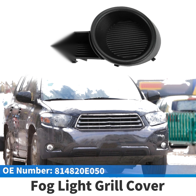 Toyota Highlander Front Bumper Fog Light Cover