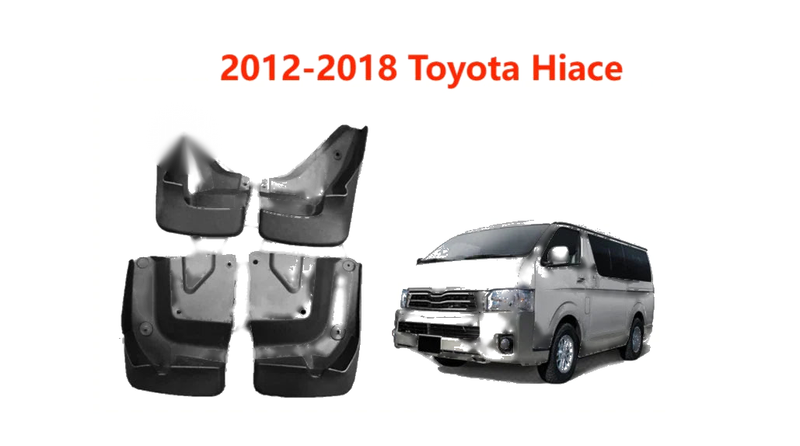 2012-2018 Toyota Hiace Mud Flaps Splash Guards (2012-2018)