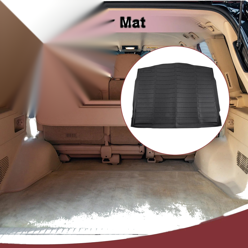 Ford Escape (2020-2024) Black TPE Cargo Liner Rear Trunk Mat