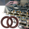 Make Model Oil Seal 2 x 35x45x10mm Rotary Shaft Seal FKM Rubber Brown