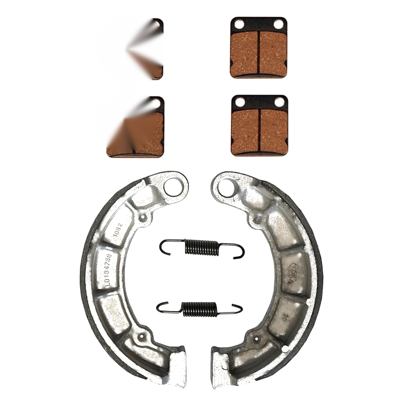 Kawasaki Prairie 300 400 2 x Front Brake Pads & Rear Brake Shoes