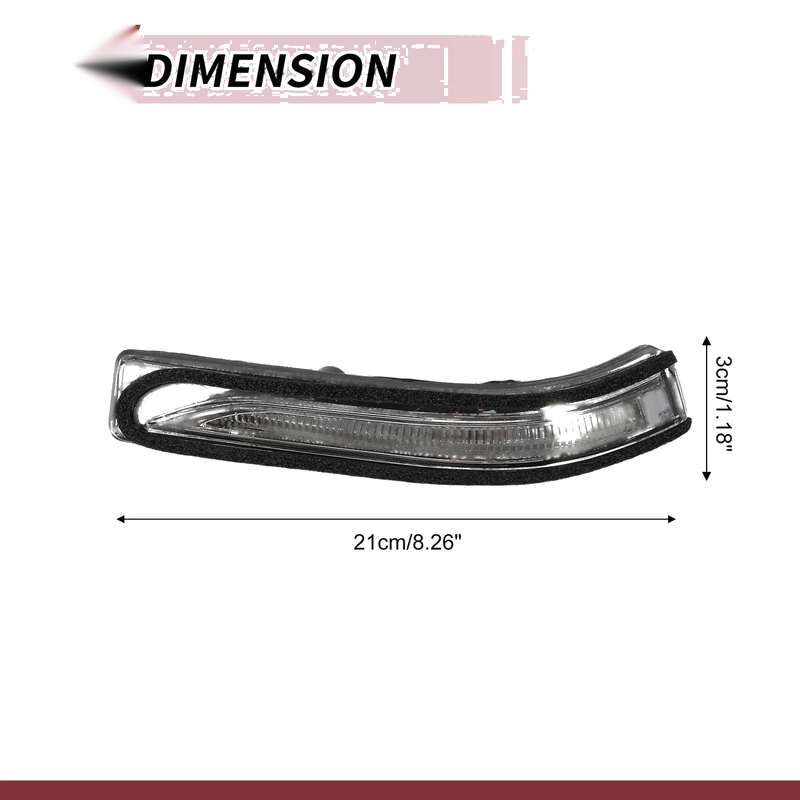 Hyundai Sonata Hybrid Left LED Car Mirror Turn Signal Light (2011-2019)