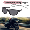 Motorcycle Riding Goggles Black Lens Black Gray Frame