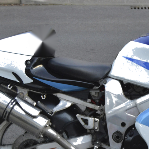 SUZUKI TL1000R Black Front Driver Seat (1998-2003)