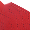 Red DIY Leather Universal Car Steering Wheel Cover Anti-Slip Wrap