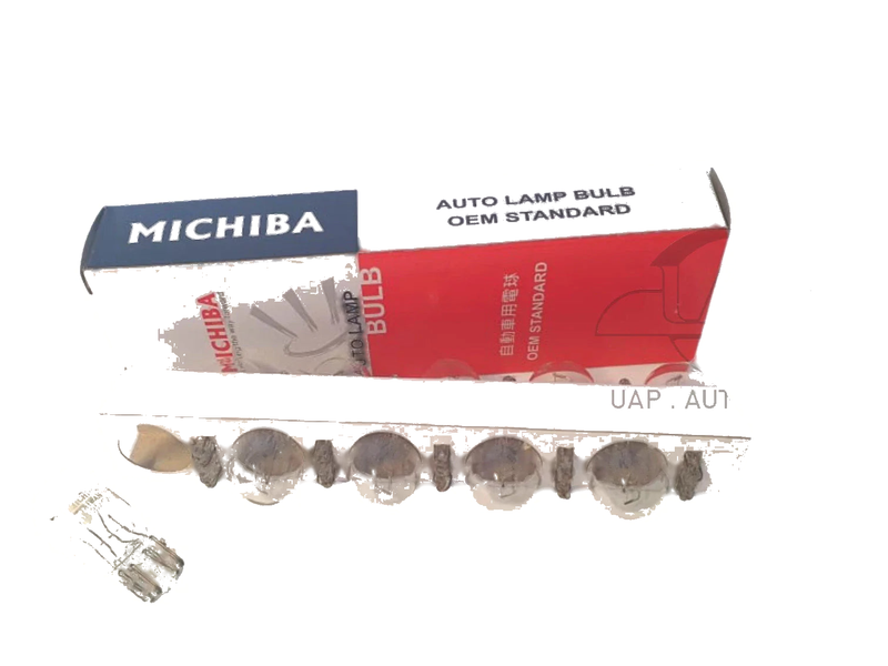 10 x T20 W21/5W Michiba Halogen Wedge Globe StopLight