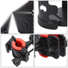 ATV Bike Black Adjustable Motorcycle Handlebar Drink Cup Holder Mount