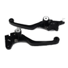 Honda XR250 XR400 Black CNC Pivot Brake Clutch Levers (1995-2007)