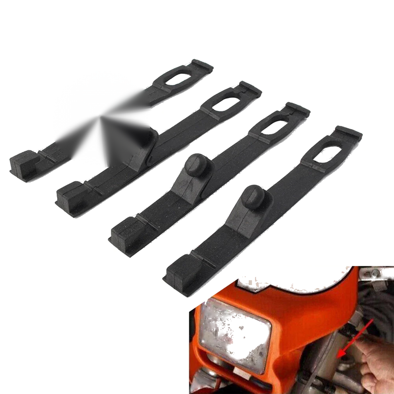 Motorcycle Dirt Bike Headlight Fairing Rubber Straps