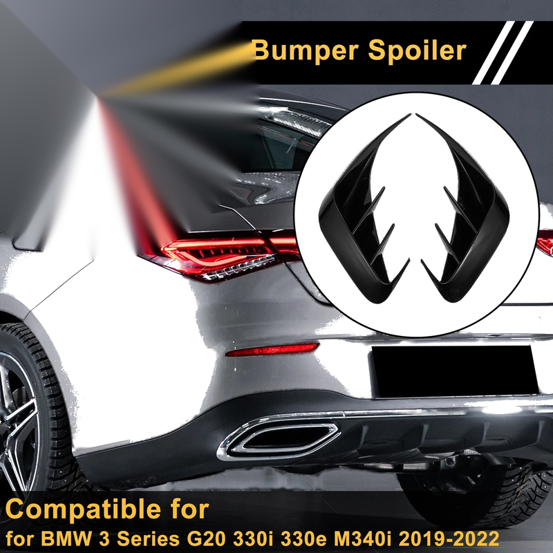 BMW 3 Series G20 330i 330e M340i Rear Bumper Spoiler (2019-2023)