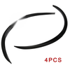 Set Carbon Fiber Car Wheel Trims Eyebrow Arch Trim Lips Fender Flares