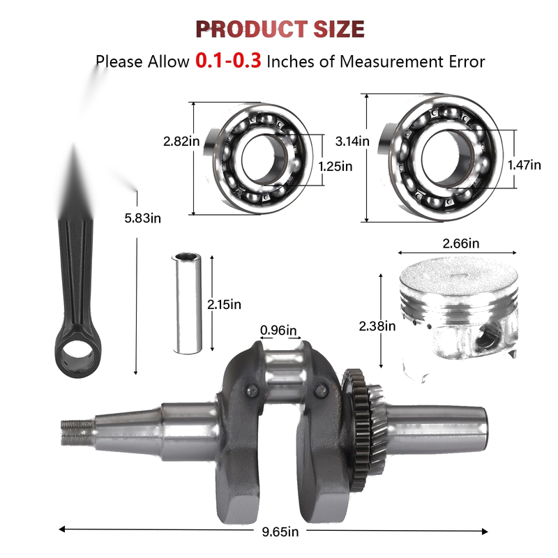 YAMAHA G5-A 1990-1995 Piston Gasket Kit