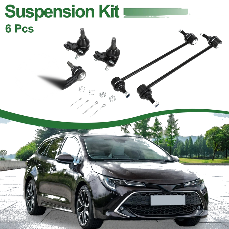 Toyota RAV4 6x Front Suspension Kit Tie Rod Ends Sway Bar Link Ball Joint