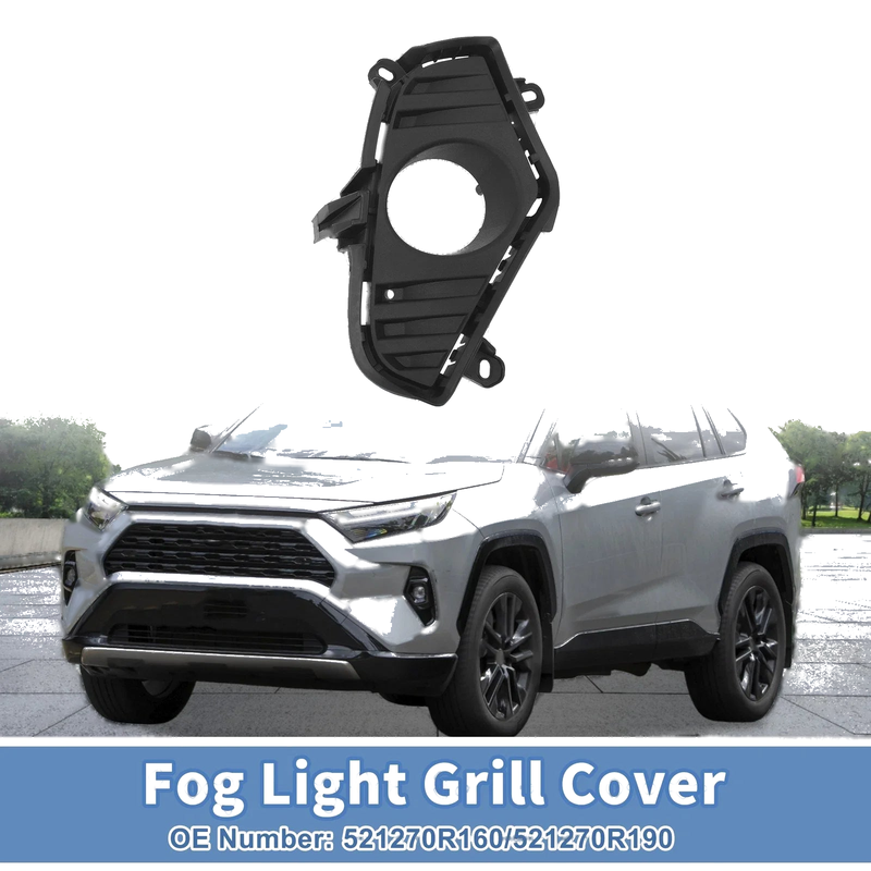 Toyota RAV4 1 Pc Front Right Fog Light Grill (2019–2023)