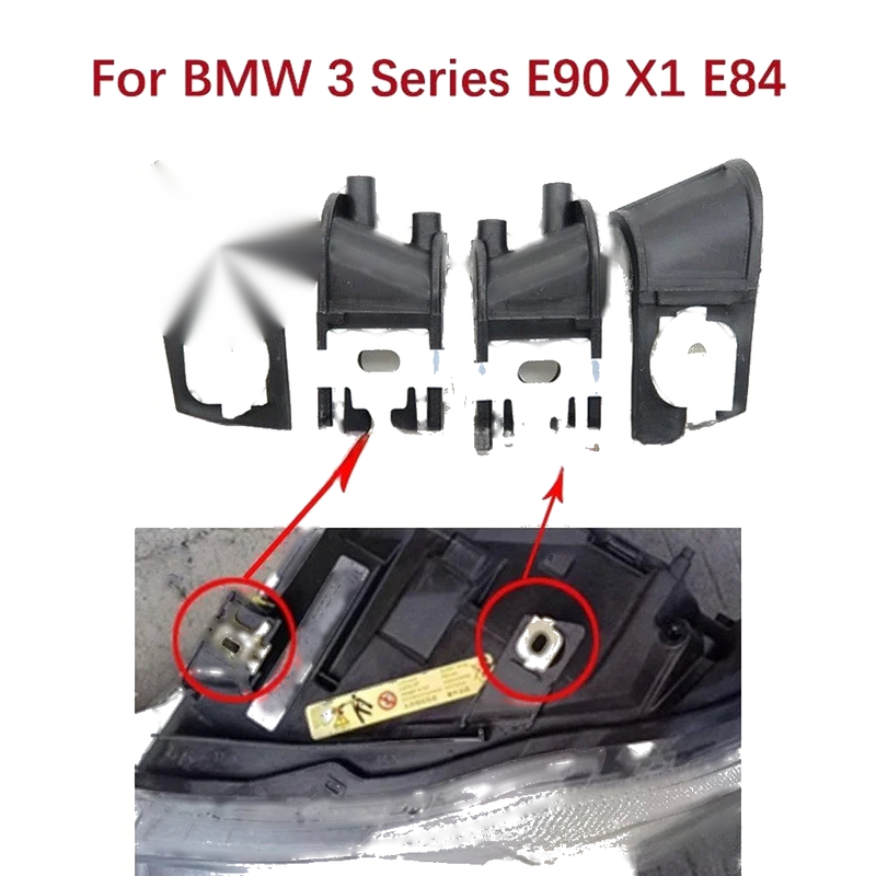 BMW X1 4 x Headlight Repair Kit Bracket (2010–2015)