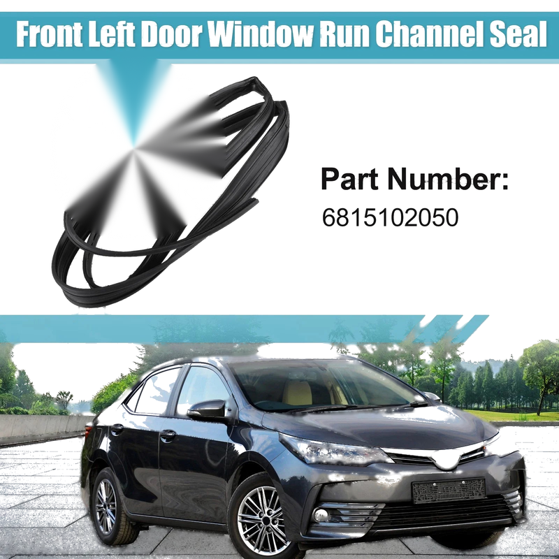 Toyota Corolla Front Left Door Glass Run Channel Seal