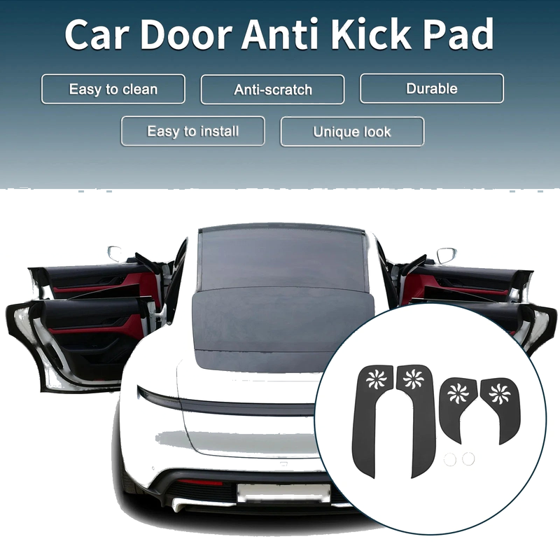 Volvo XC60 Black Door Anti Kick Pad Sticker Protector (2018-2023)