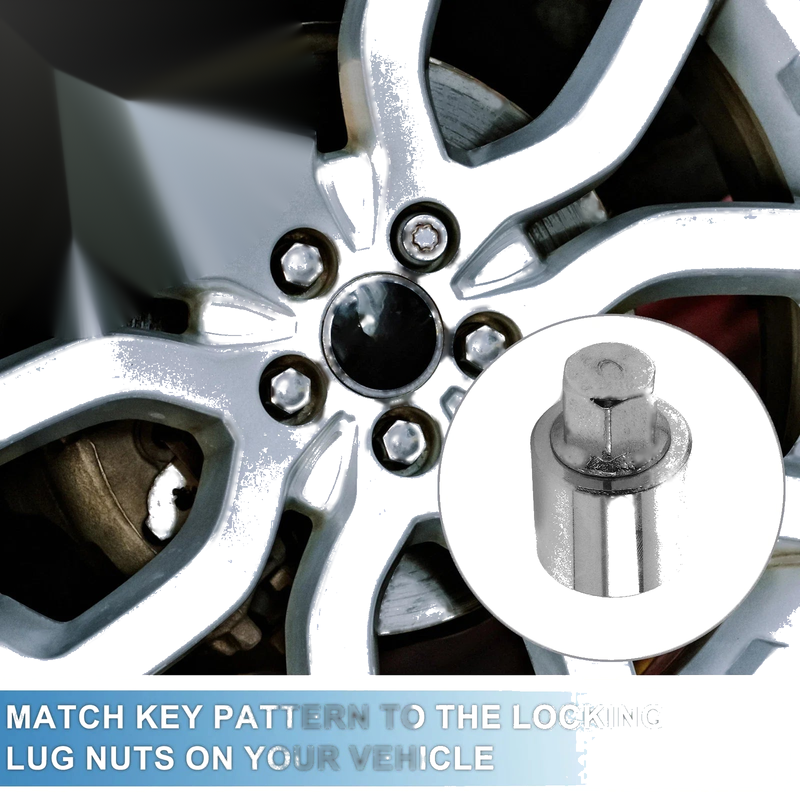 Land Rover O Wheel Lock Lugnut Anti-theft Key Socket