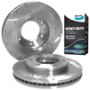 Ford Ranger Front Slotted Dimpled Disc Rotors (2011-2019)