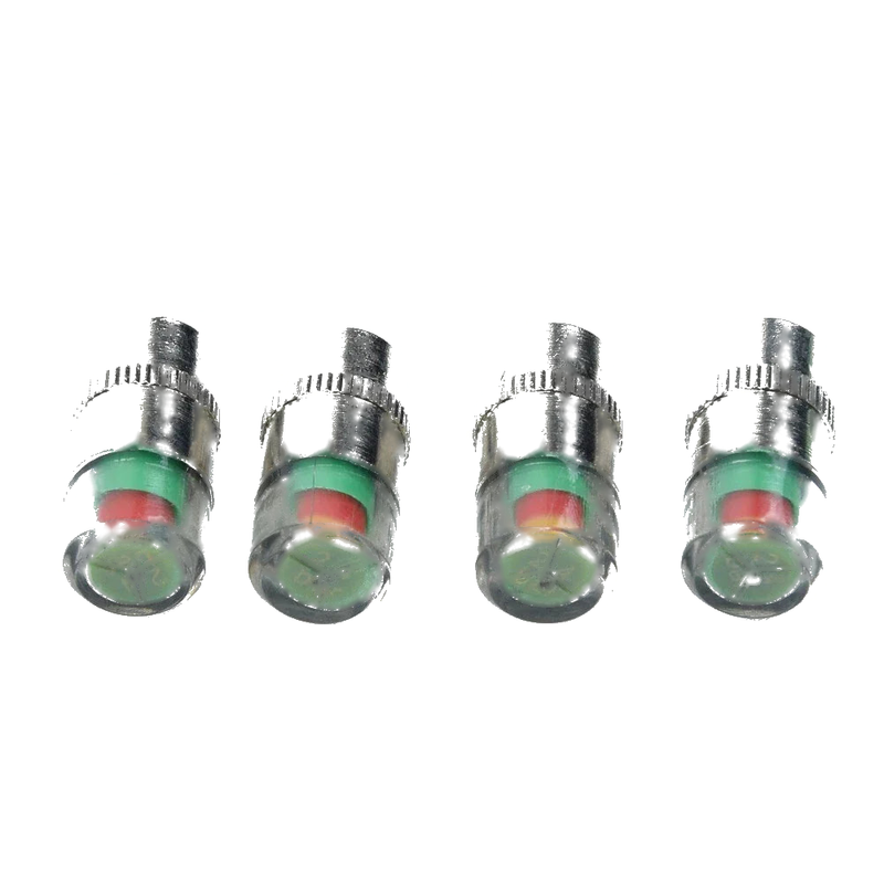 Car Auto 4x Valve Tyre Cap Dust Monitor Tire Pressure 38-32-36 PSI Sensor