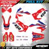 Honda CRF 450X (2005-2016) Decals Custom Graphic Kit ACTIVE STYLE