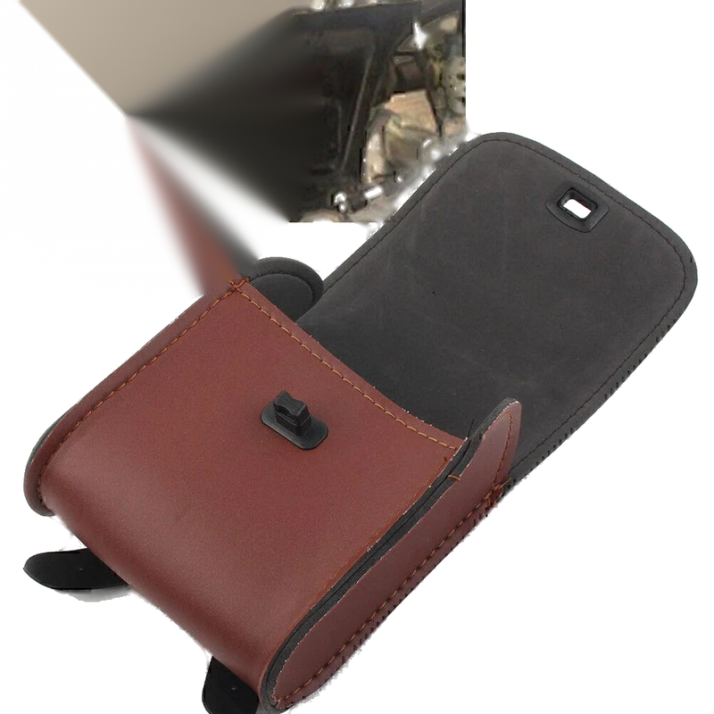 Universal Models Brown Motorcycle Saddle Tool Bag Storage