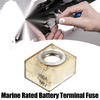 Battery Fuse Terminal 100A Waterproof Marine Rated 58V Maximum