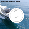 Boat Marine White Deck Plate Hatch 6 Inch Round