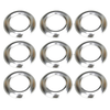 Truck Trailer LED Marker Light Covers 50Pcs 3/4" Chrome Bezels