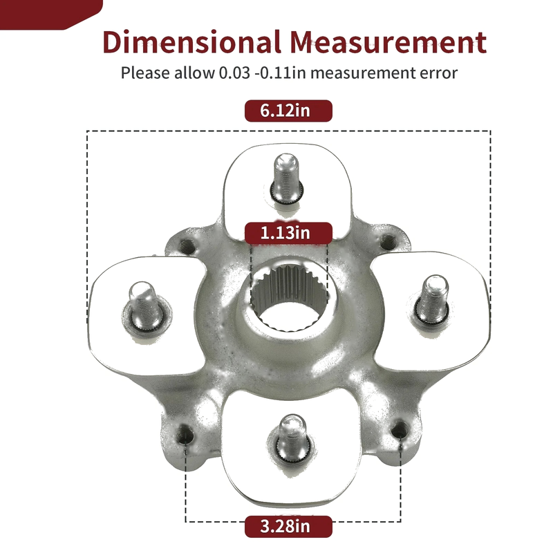 Yamaha Grizzly 550 700 Front Rear Hub (2007–2024)