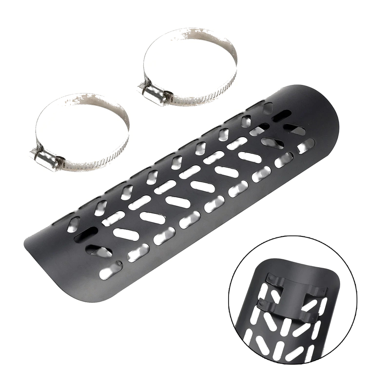 Motorcycle Schwarzb Exhaust Pipe Holder Cover