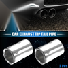 BMW 328i 325i E90 (2007-2010) Silver Tone Car Exhaust Tips