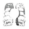 Harley Touring Dyna FLD (2014-2023) - Chrome Pair CNC Front Floorboards