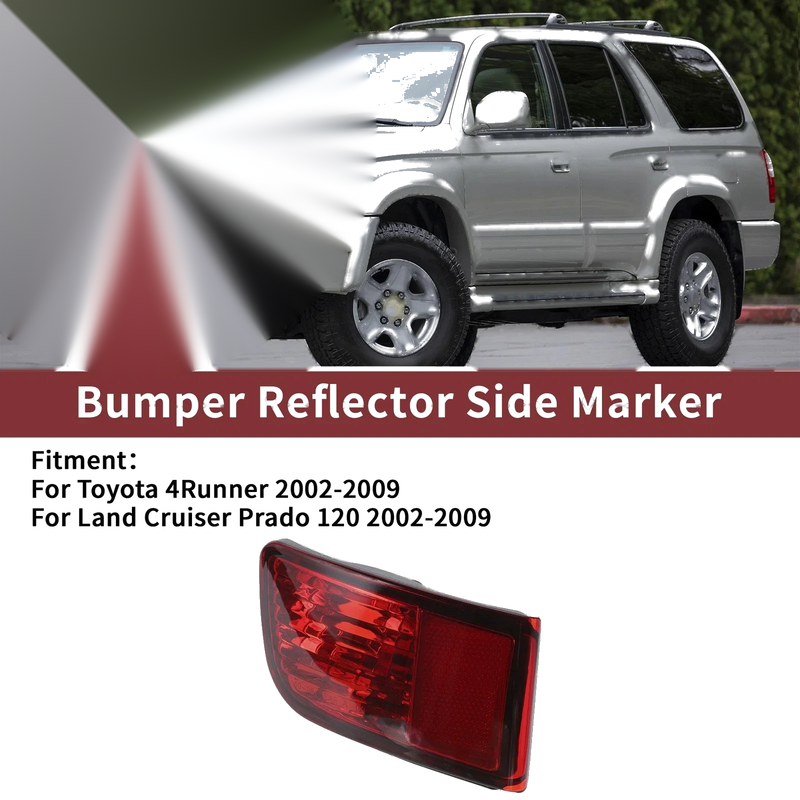 Toyota 4Runner Rear Left Side Bumper Reflector