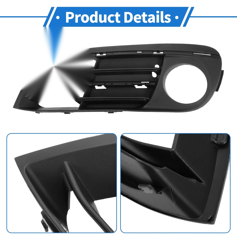 BMW 5 Series (2014 - 2016) Black 1 Pc Car Front Left Fog Light Grill