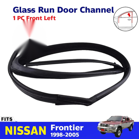 Door Rubber Glass Run Channel LH Fits Nissan Navara D22 Frontier Ute 1998-05 D10