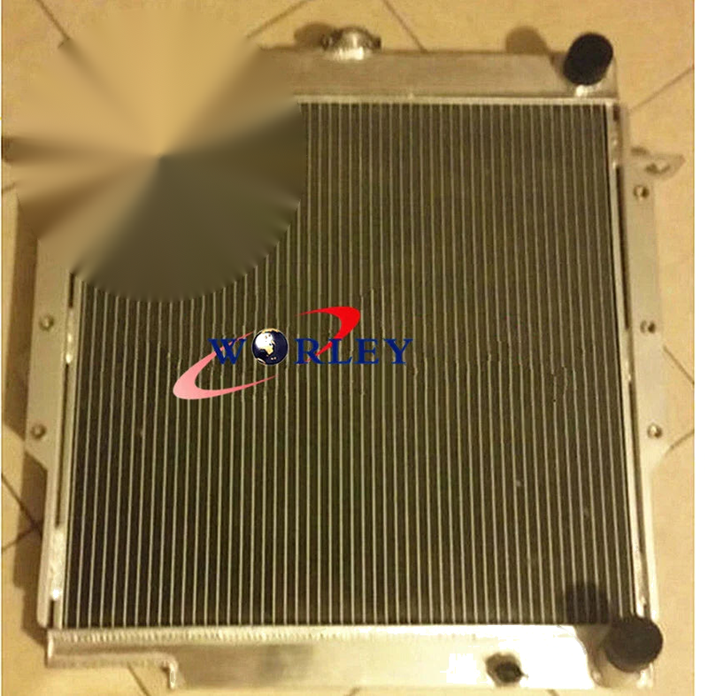 Land Cruiser 75 Series Aluminum Radiator + Fan + Blue Hose (1985-1990)