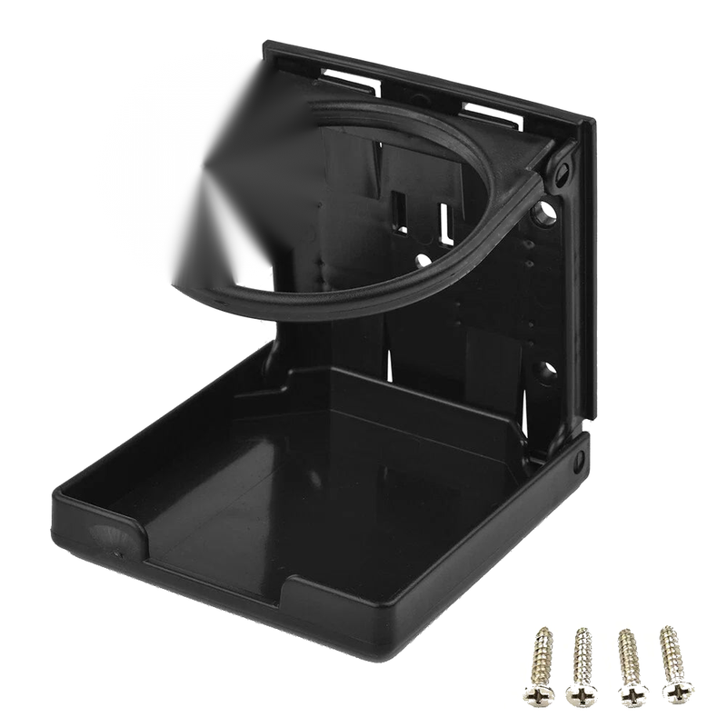 Useful Drink Holders Foldable Black Bracket Cup Drink Holder
