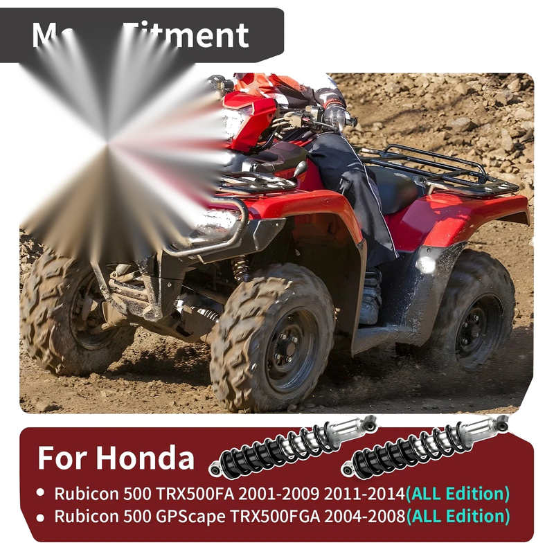 Honda Rubicon 500 TRX500FA 2001-2014 Shock Absorber Pair