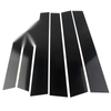 Honda CRV Door Trim Covers 6 x Black Window Pillar Posts (2007-2011)