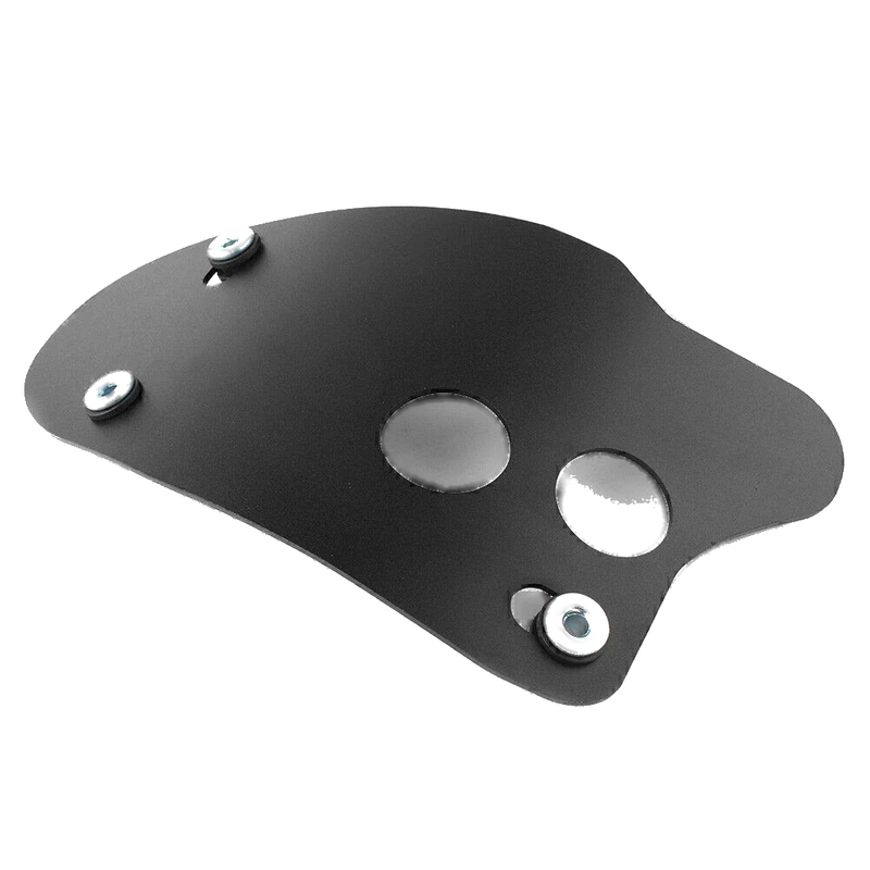 Yamaha SR500 / SR400 Black Aluminum Engine Guard Cover Skid Plate (1978-1981)