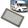 RV Bus Gray Hexagonal Air Inlet Vent Panel