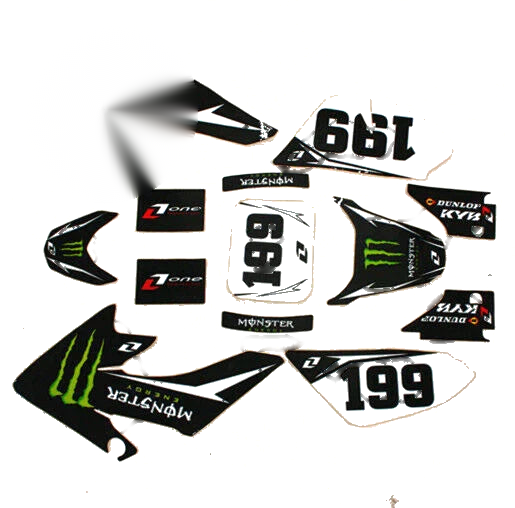 CRF50 PIT PRO Trail Dirt Bike 3M 199 MONSTER Decals Graphics Stickers