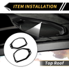 Jeep Gladiator JT Top Roof Speaker Audio Frame Cover Trim (2020-2024)