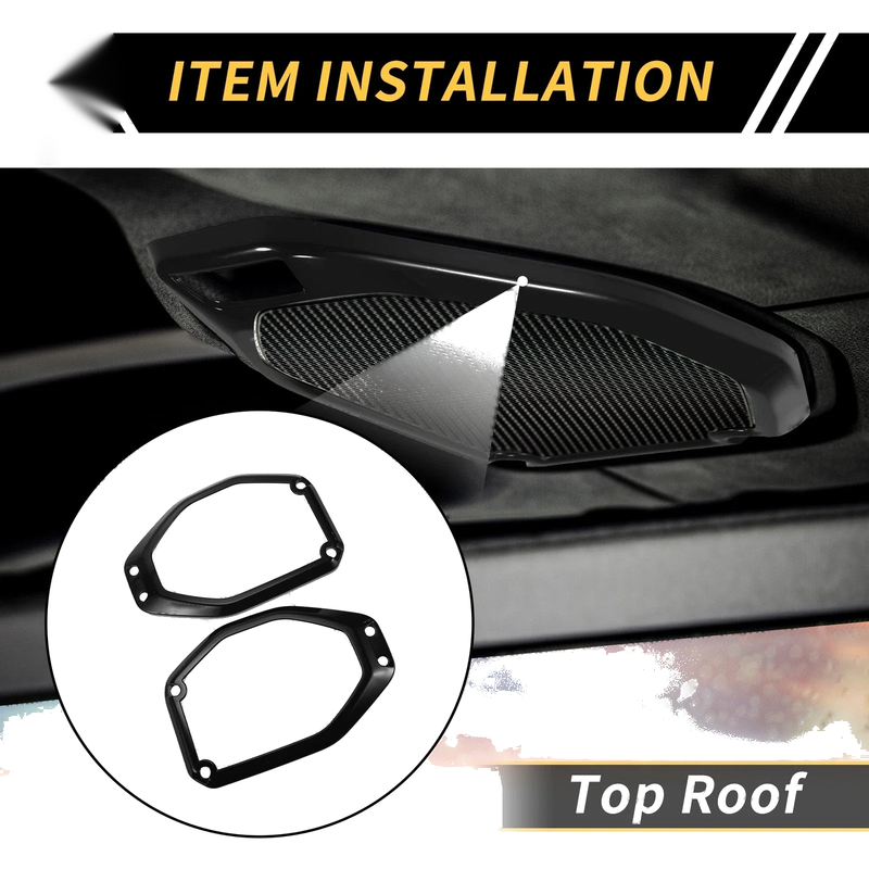 Jeep Gladiator JT Top Roof Speaker Audio Frame Cover Trim (2020-2024)